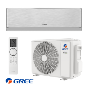 Инверторен климатик Gree Airy GWH24AVEXF-K6DNA1A - сребърен