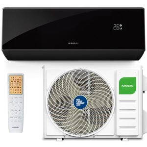 Инверторен стенен климатик KAISAI BLACK PRO HEAT + KRB-12TLHI / KRWB-12TLHO