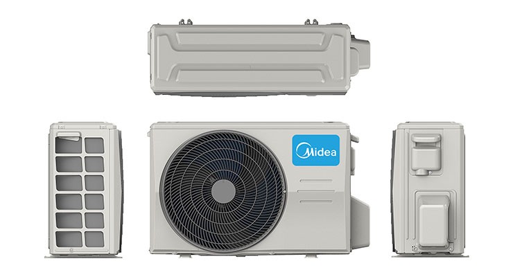 Инверторен стенен климатик с изкуствен интелект Midea Breezeless E CB1-12HRFN8-I(B)