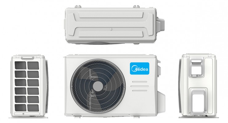 Инверторен стенен климатик с изкуствен интелект Midea Solunar EF-24RD1