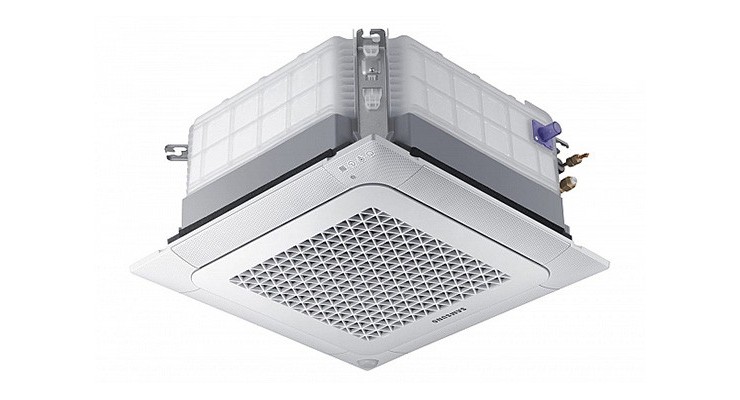 Инверторен 4-пътен мини-касетъчен климатик Samsung AC026RNNDKG/EU